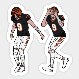 Joe Burrow Griddy Sticker